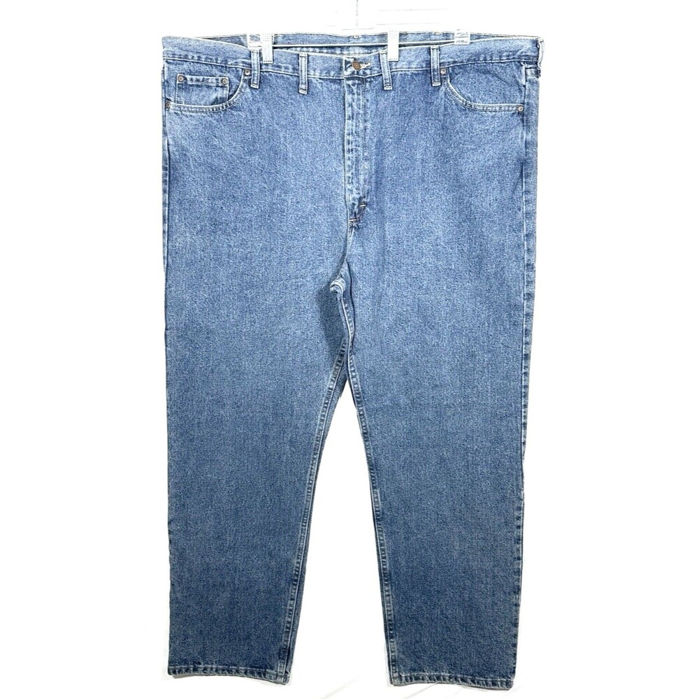 NWT Wrangler AUTHENTICS Jeans Men’s  50x32 Blue Relaxed Fit  Stretch Workwear